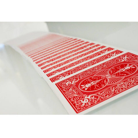 Bicycle Rider Standard poker cards golden frame Color Red