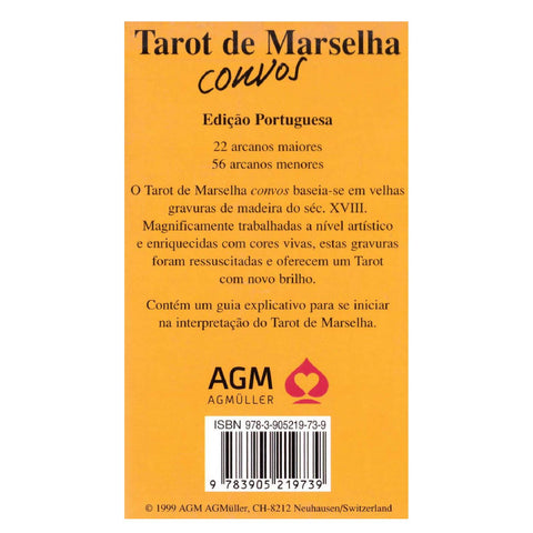 Tarot de Marselha Convos – Portuguese Edition (AGM Urania) – Classic Marseille Deck