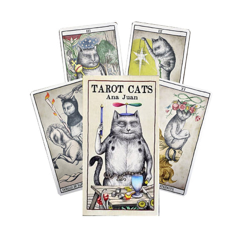 Tarot Cats Card Deck by Fournier β Cat Lovers Divination Fortune Telling