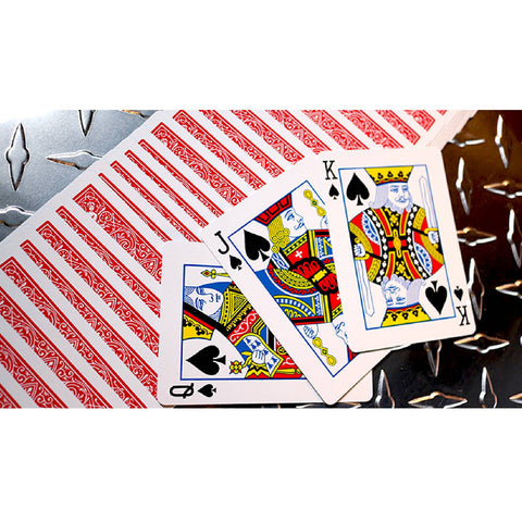 Bicycle Rider Standard poker cards golden frame Color Red