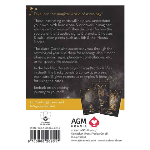 Astro-Cards Oracle Deck Agm Urania Magical World Astrology With Bag