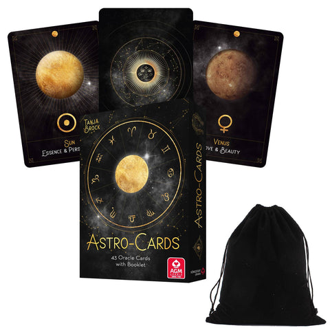 Astro-Cards Oracle Deck Agm Urania Magical World Astrology With Bag