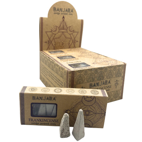 Smudge Pyramid Cones - Frankincense Banjara