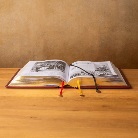 Luxury Holy Bible KJV Family Edition | Burgundy Leather | Old & New Testament