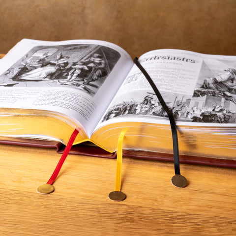 Luxury Holy Bible KJV Family Edition | Burgundy Leather | Old & New Testament