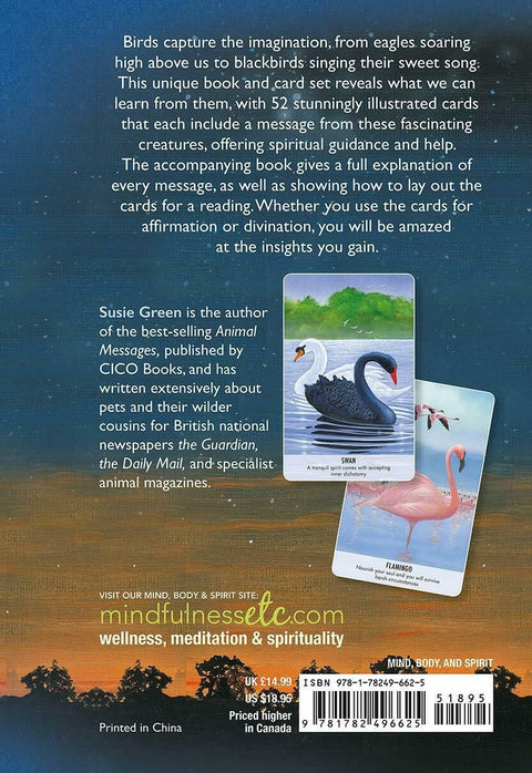 Bird Messages Cards Deck And Book Cico Books Esoteric Susie Green Fortune NEW