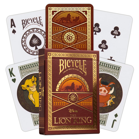 Bicycle Disney Lion King Inspired Playing Cards Deck Gold Foil Back 10042980