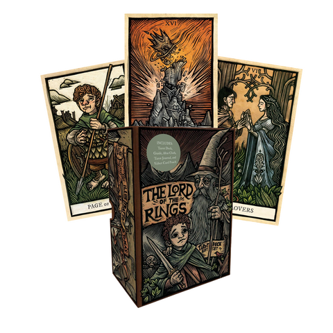 The Lord Of The Rings Tarot Cards Deck Gift Set Cloth Pouch Insight Editions NEW
