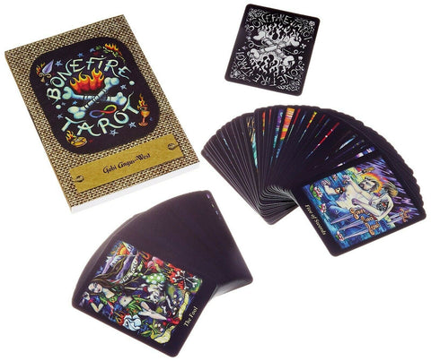 Bonefire Tarot Cards Deck Book Set Schiffer Publishing Angus-West NEW