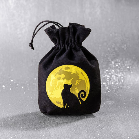 CATS DICE BAG THE MOONCAT ROLEPLAYING GAMES Q-WORKSHOP RPG DND POUCH NEW