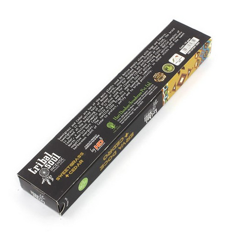 Tribal Soul Incense Sticks - Sweet Grass + Cedar By Hari Darshan Meditation NEW