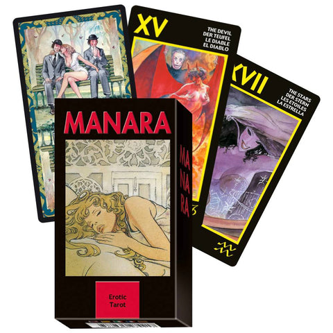 Manara Erotic Tarot Deck Cards Mildo Esoteric Fortune Telling Lo Scarabeo NEW