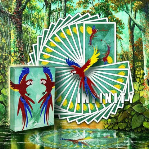 Infinity Playing Cards Deck Difatta D3Psy USpcc Magic Tricks Poker Parrot NEW