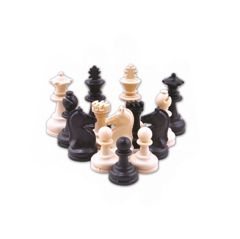 Plastic Chessmen Big Size 32 Pieces Chess World Pawn Big L Star 1050637