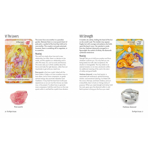 The Crystal Power Tarot Cards Deck & Book Cico Books Jayne Wallace Esoteric NEW