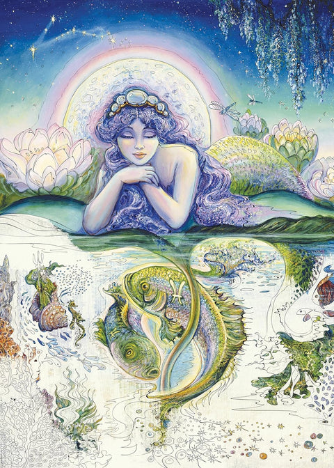 Enchnated Fairies Coloring Book Blue Angel