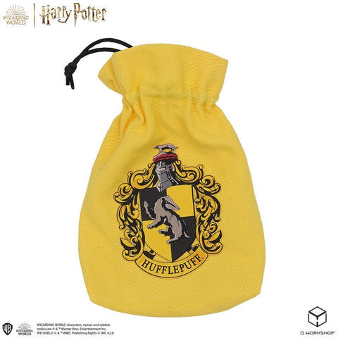 Harry Potter. Hufflepuff Dice & Pouch Set Magic Wizard Role Games Q-Workshop NEW