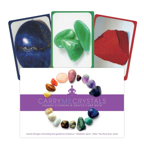 Carry Me Crystals Chakra Clearing Oracle Card Deck Book Schiffer Publishing NEW