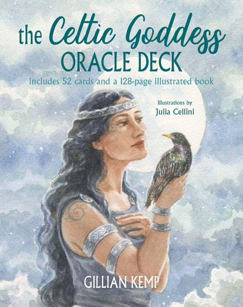 Celtic Goddess Oracle Cards Deck Gillian Kemp & Julia Cellini Cico Books NEW