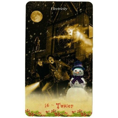 A Christmas Tarot Cards & Book Schiffer Publishing Roseberry Kesara Dennett NEW