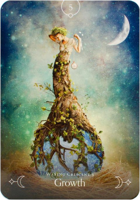 Queen Of The Moon Oracle Cards Deck Esoteric Guide Stacey Demarco Rockpool Rp17