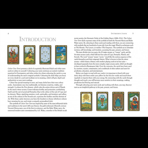 Colour Your Tarot Cards Deck Cico Books By Liz Dean Create Your Own Tarot NEW