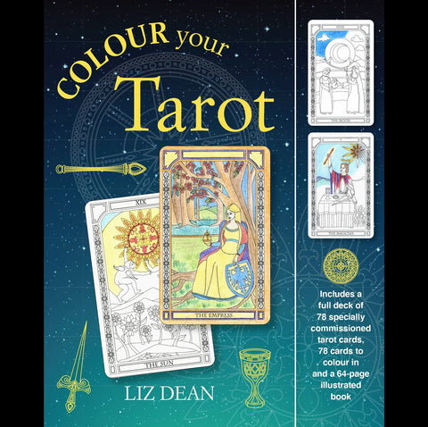 Colour Your Tarot Cards Deck Cico Books By Liz Dean Create Your Own Tarot NEW