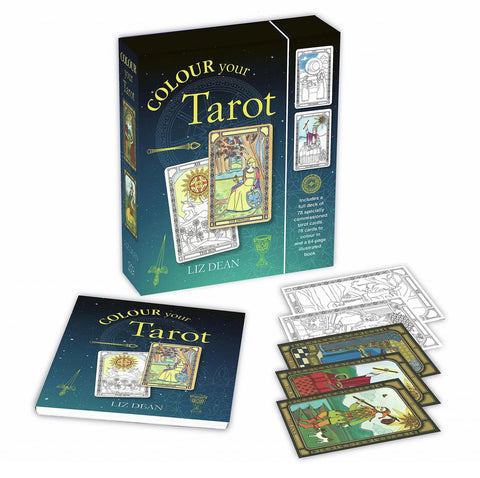 Colour Your Tarot Cards Deck Cico Books By Liz Dean Create Your Own Tarot NEW