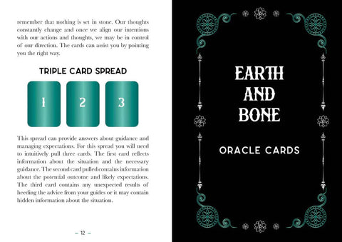 Earth & Bone Oracle Card Deck Transformation Rockpool By Sirian Shadow RP180