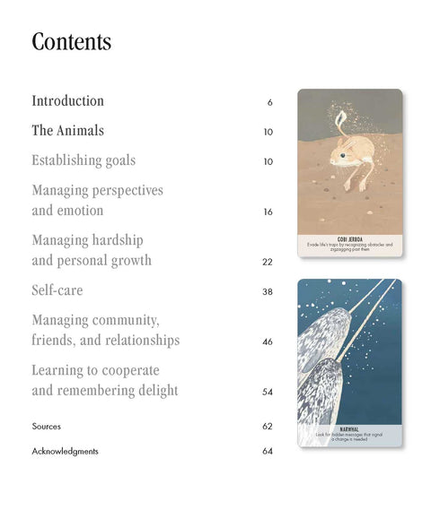 Unusual Animal Messages Oracle Cards Deck & Book Cico Books Manda Comisari NEW