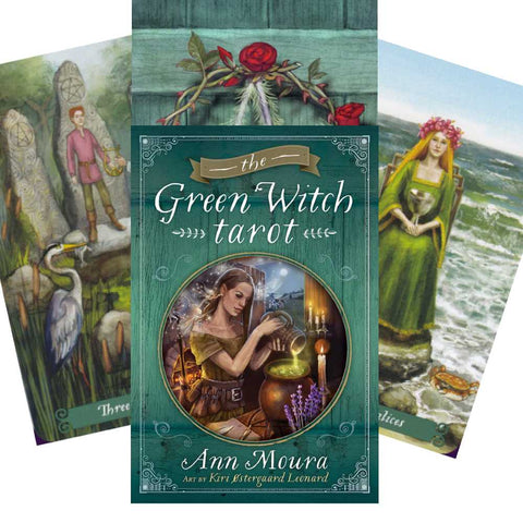 The Green Witch Tarot Cards Deck Ann Moura Esoteric Llewellyn NEW