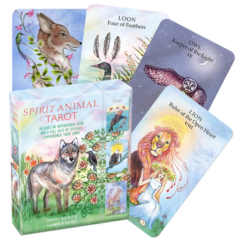 Spirit Animal Tarot Cards & Book Cico Books By Dawn Brunke & Ola Liola NEW