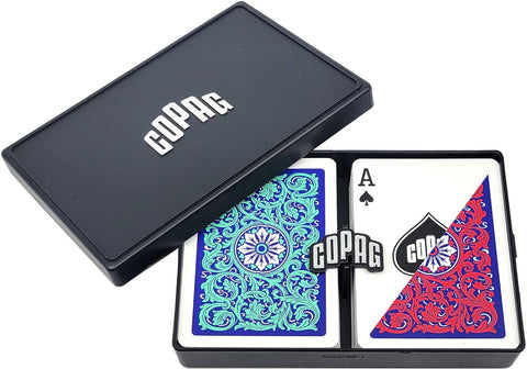 1546 Neoteric Poker Size Standard Index playing cards double deck: Red and Green