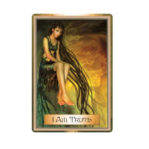 Wisdom Of The Golden Path Oracle Deck Cards Fortune Telling Blue Angel NEW