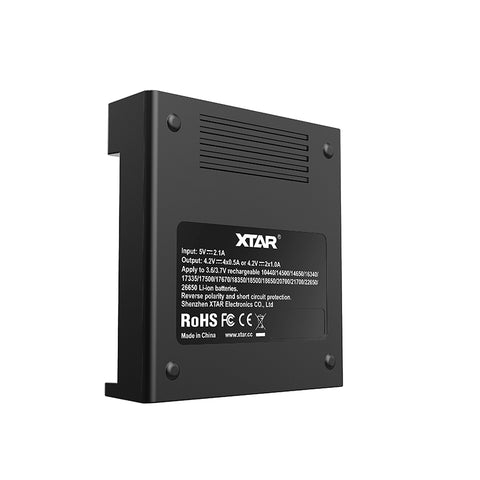 Xtar Mc4 Smart Charger Micro USb 1-4 Li-Ion 3.6/3.7 V Battery Dc 5V 2.1A