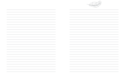 Seek Writing and Creativity Journal Blue Angel