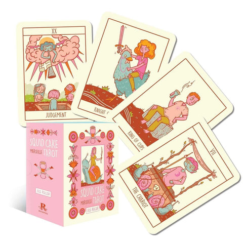 Squid Cake Marseille Tarot Card Deck Rockpool Publishing By Jessica Rollar RP152