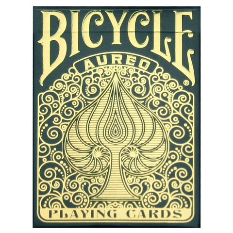 Bicycle Aureo Green Playing Cards Deck Poker Size Air-Cushion Finish USpcc NEW