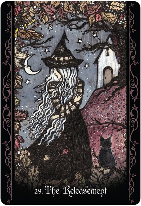 The Solitary Witch Oracle Blue Angel Artwork By Lady Viktoria Wisdom Awakening