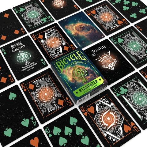 Bicycle Stargazer 203 Playing Cards Poker Size, Hubble Nebula, USA-Made