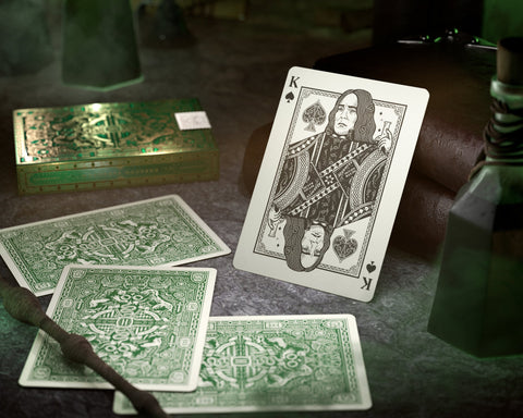 Harry Potter Slytherin Green Playing Cards Deck Theory 11 Magic Cards