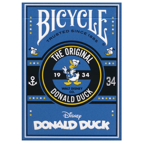 Bicycle Donald Duck Playing Cards Deck Disney Original Poker Size Blue 10043111