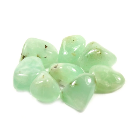 24 LARGE TUMBLE STONES - PREHNITE GEMSTONES TALISMAN ANCIENT WISDOM NEW