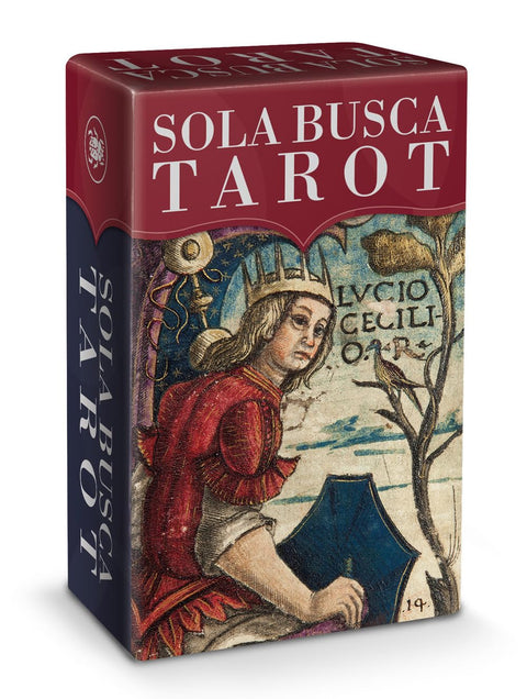 Sola Busca Tarot Mini Cards Deck Esoteric Historic Renaissance Lo Scarabeo