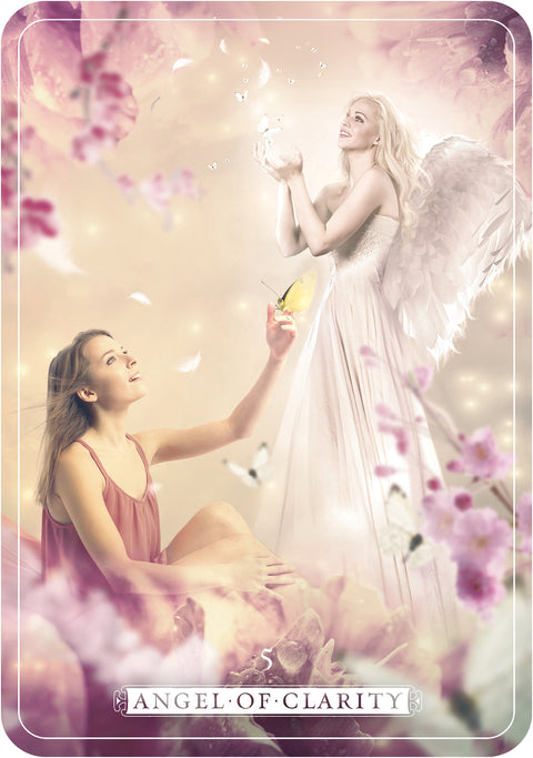 Guardian Angel Oracle Cards Deck Guide Debbie Malone Psychic Expert Rockpool NEW
