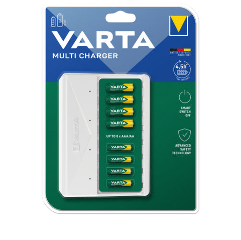 Varta Multi Charger 57659 Up To 8 Aa Aaa Nimh 1600 Mah Without Batteries NEW