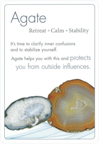 Healing Stones Cards Deck For Health Vital Energy & Power K.Lemke Agm Urania NEW