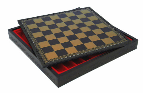 Italfama Hand-Painted Jazz vs Rock Chess Set, Checkers & Backgammon, Italy