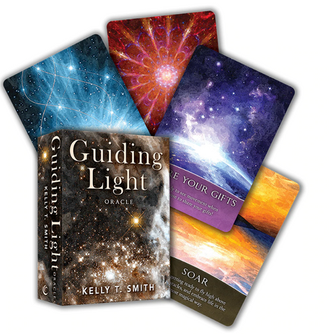 Guiding Light Oracle Cards Deck And Guidebook By Kelly T Smith Beyond Words NEW