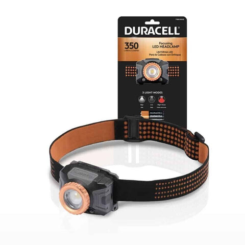 Duracell Focusing Led Headlamp 350 Lumens 3 Modes 3 Aaa 7180-Dh350Se